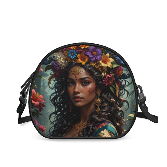 Flower Queen Amira- Leather Cross Body Bag/Purse