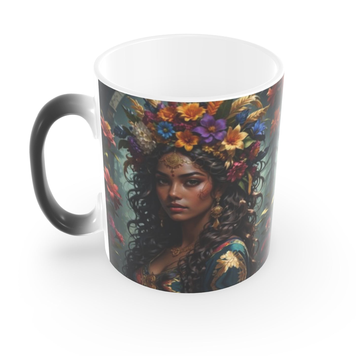 Flower Queen Amira - 11oz Heat changing Mug