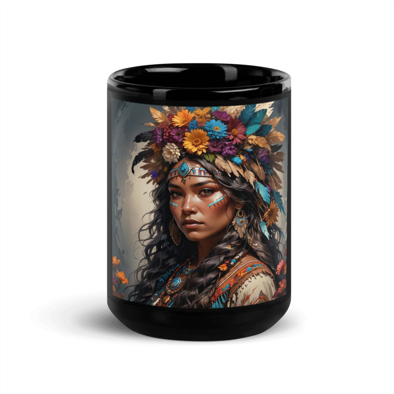 Large Flower Queen 15oz Mug - Cheyanna