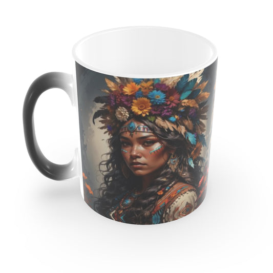 Flower Queen Cheyanna - 11oz Heat changing Mug