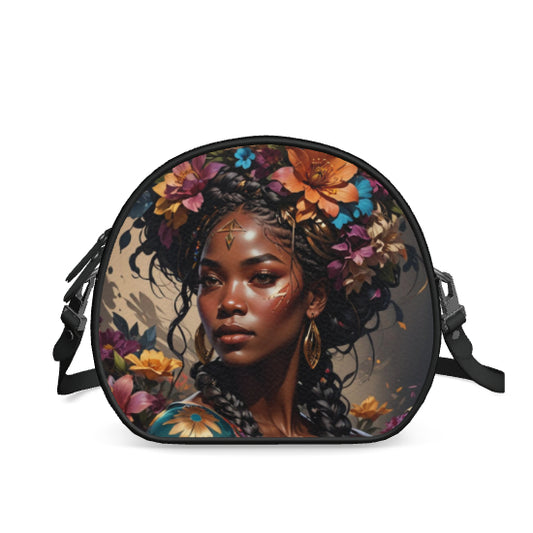 Flower Queen Kamili - Leather Cross Body Bag/Purse