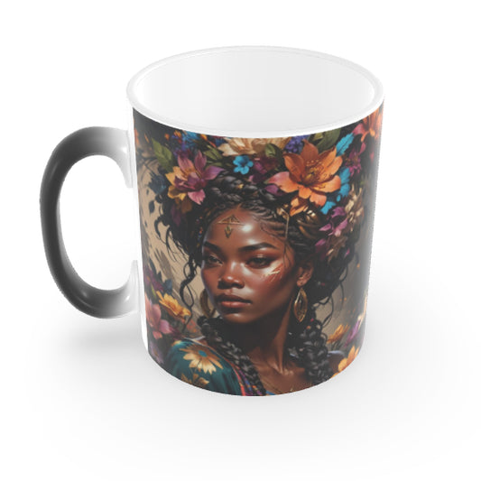 Flower Queen Kamili - 11oz Heat changing Mug