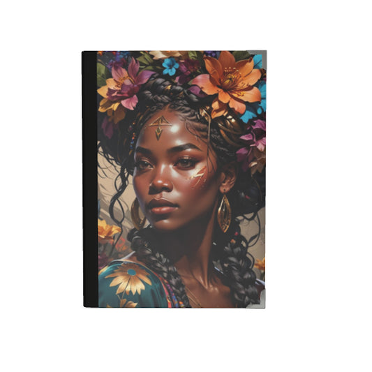 Flower Queen Luxury Satin Journal/Notebook - Kamili