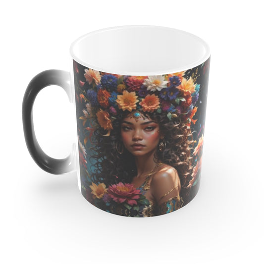 Flower Queen Kya - 11oz Heat changing Mug