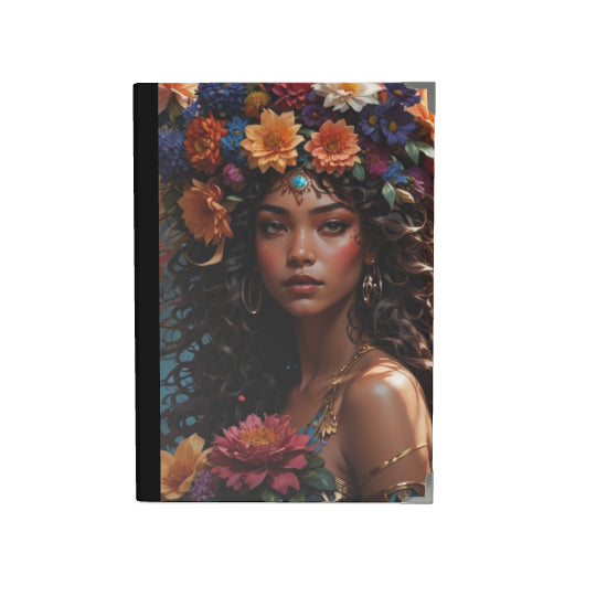 Flower Queen Luxury Satin Journal/Notebook - Kya