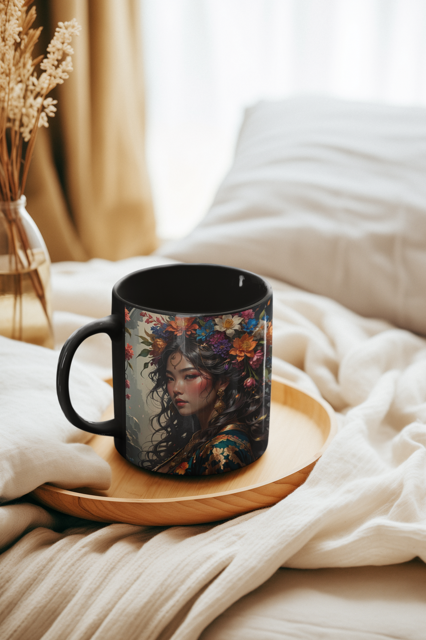 Large Flower Queen 15oz Mug - Li