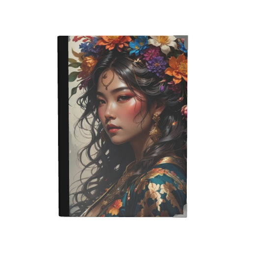 Flower Queen Luxury Satin Journal/Notebook - Li