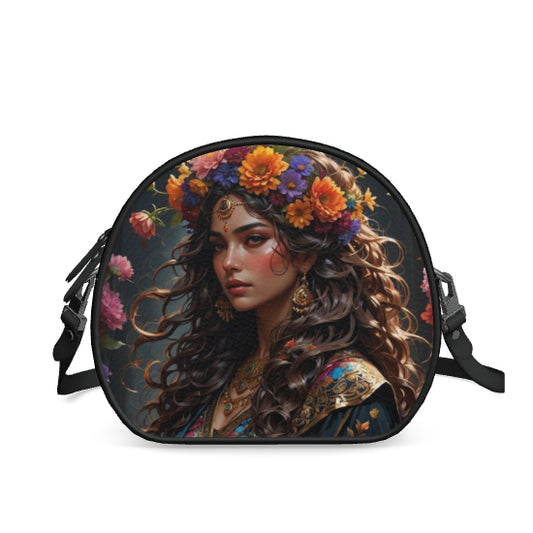 Flower Queen Sasha- Leather Cross Body Bag/Purse