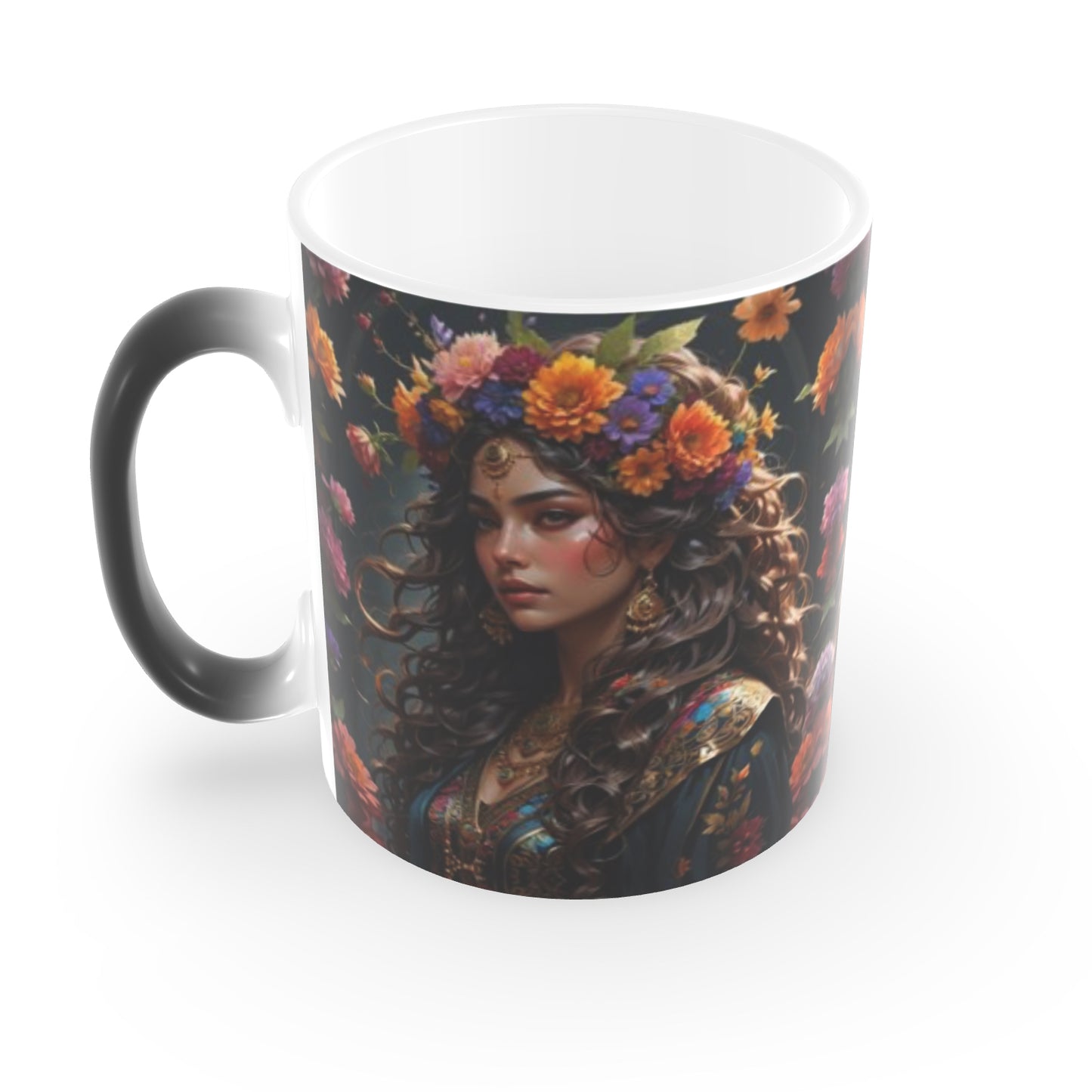 Tasse thermoréactive Flower Queen Sasha - 11 oz