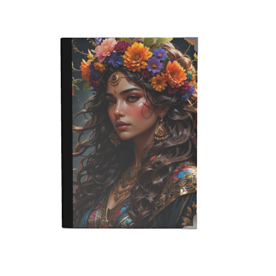 Flower Queen Luxury Satin Journal/Notebook - Sasha